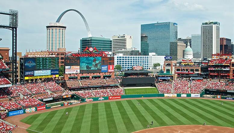 View of Arch from Busch Stadium